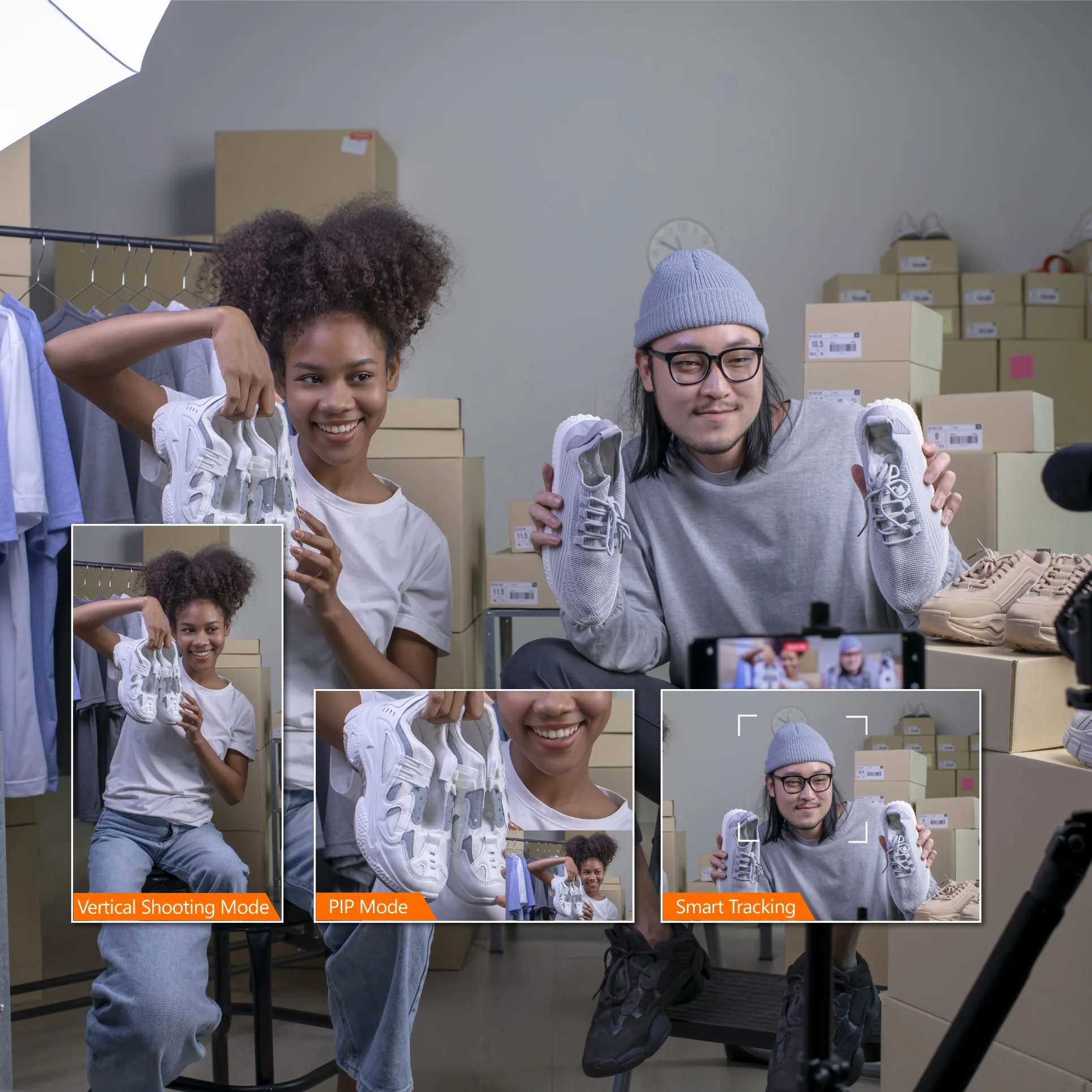 2K AI-Powered Webcam with Wireless Microphone and Auto-Focus - Image 9